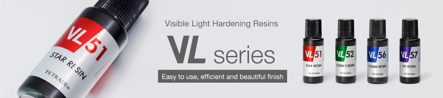 Visible Light Hardening Resins VL Series