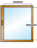 3.Glass surface area