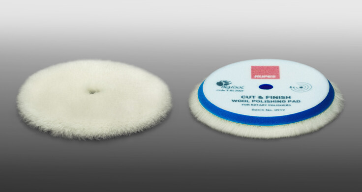 RUPES CUT & FINISH Wool Pad for Rotary