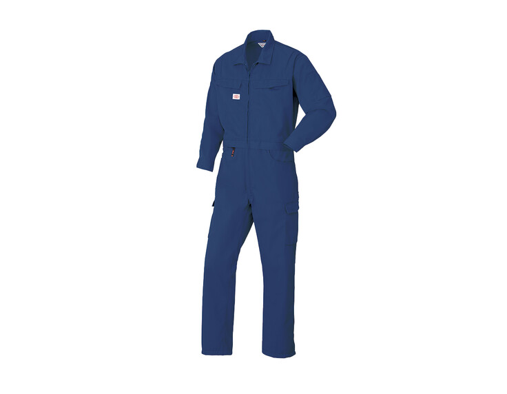 6950 Waist split type coveralls Navy blue