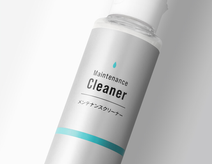 Label for Maintenance Cleaner (silver)