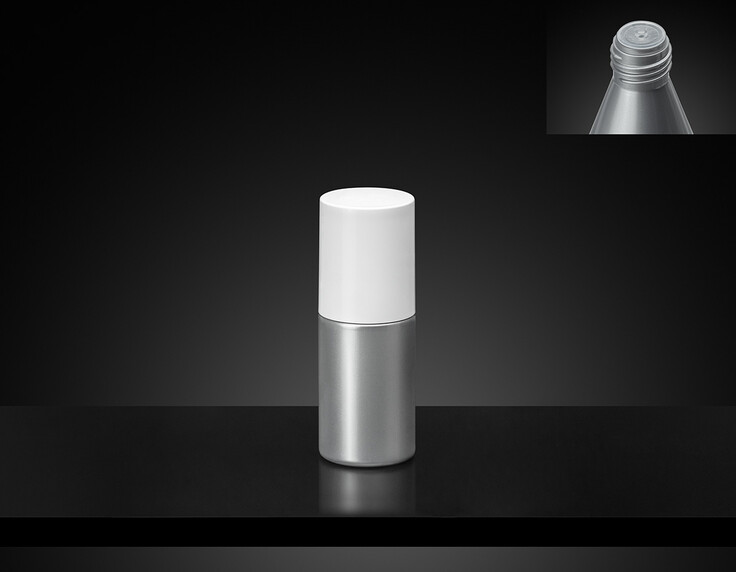 Silver Bottle No.22 200ml Set of 12 (with Cap No.30 and Inner Stopper)