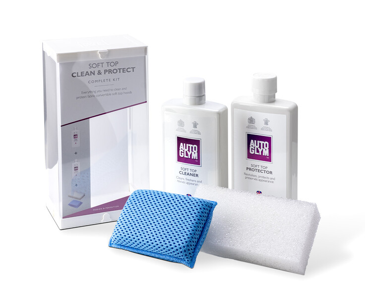 AUTOGLYM SOFT TOP CLEAN & PROTECT COMPLETE KIT