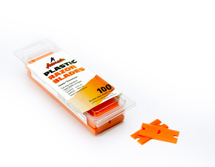 Plastic Razor Blades-1" Single Edge