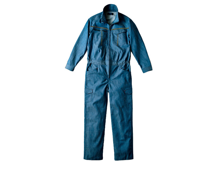 114 Stretch Coveralls  Blue