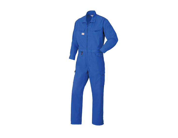 6950 Waist split type coveralls Royal blue